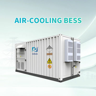 KonJa Air-Cooling 20FT 768VDC 1,29MWh Bateria de ciclo profundo Sistema de armazenamento de energia 400VAC Bateria de recipiente