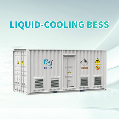 KonJa 20HC 3.1MWh Container Energy Storage System 1000V - 1500V Caixa de armazenamento de energia com 3.2V 280ah Lifepo4 Bateria