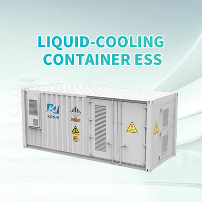 KonJa Refrigeração a líquido 3,44MWh Container Sistema de armazenamento de energia grau A Bateria Container de armazenamento de energia