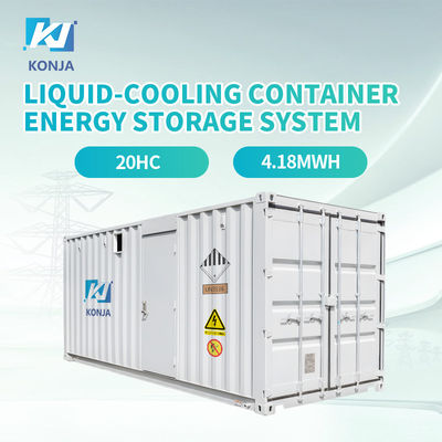 Bom preço. KonJa 4.18MWh 20FT Container Energy Storage System Grade A Battery Energy Storage Container 1075.2V-1382.4VDC on-line