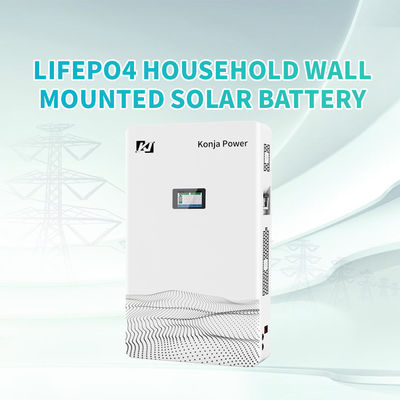 Bom preço. KonJa 51.2V 200Ah 10.24kWh Bateria de armazenamento de parede doméstica com 5 anos de garantia on-line