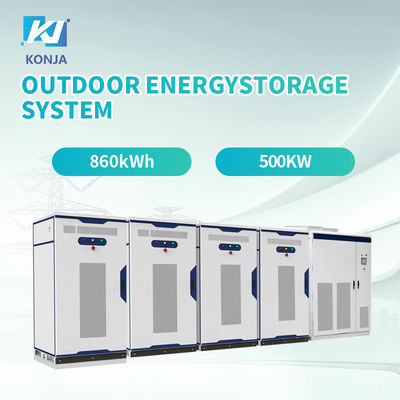 Bom preço. Armário de armazenamento de energia de alto nível de proteção KonJa 860kWh 500kw Sistema de armazenamento de energia ao ar livre on-line