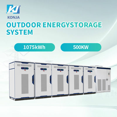 Bom preço. Armário de armazenamento de energia KonJa de alto nível de proteção 1075kWh 500kw Sistema de armazenamento de energia ao ar livre on-line